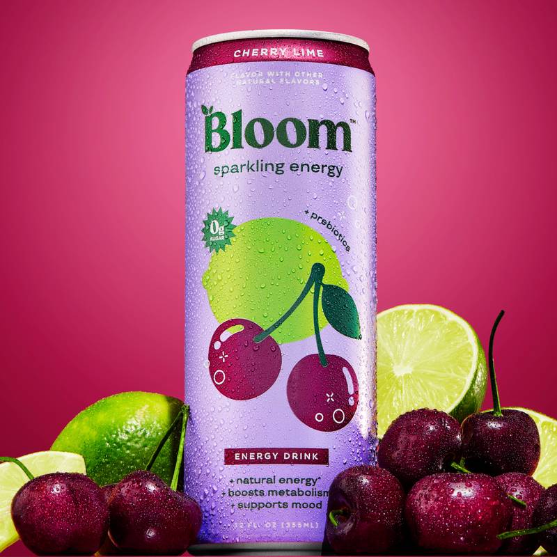 Bloom Energy Cherry Lime 12oz Can