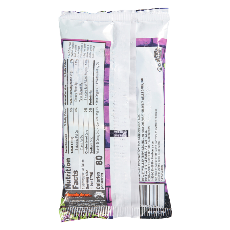 Teenage Ninja Turtle Ice Cream Bar, 1ct