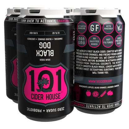 101 Cider House Black Dog 4pk 12oz Can