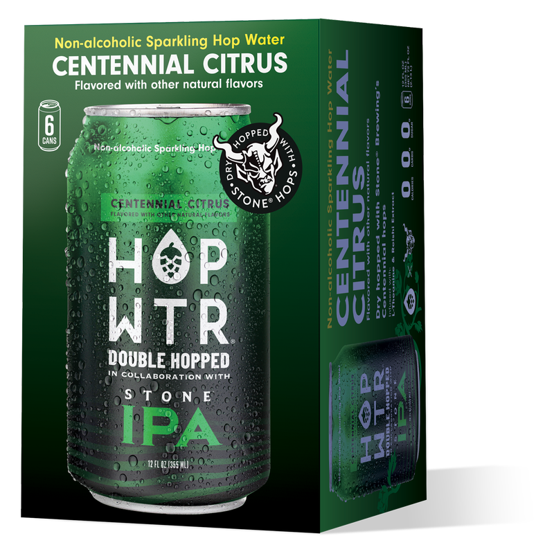 HOPWTR Centennial Citrus 6pk 12oz Can - HOP WTR – BevMo!