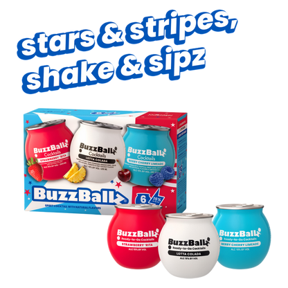 Buzzballz Americana 6PK 200ML