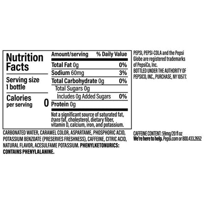Diet Pepsi 20oz Btl