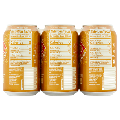 Zevia Cream Soda 6pk 12oz Can
