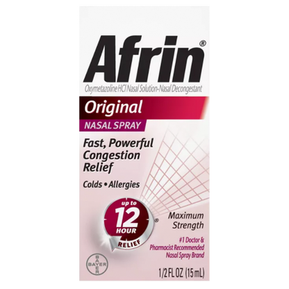 Afrin Original 12-Hour Maximum Strength Nasal Spray 0.5oz