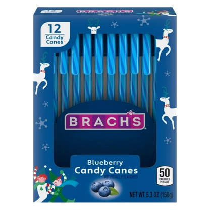 Brach's Blueberry Candy Canes, 5.3oz
