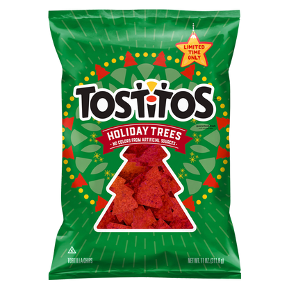 Tostitos Red Holiday Trees Tortilla Chips 11oz