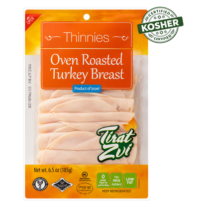 Tirat Zvi Thinnies Oven Roasted Turkey Slices - 6.5oz