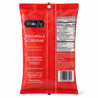 Haolam Mozzarella & Cheddar Cheese Blend 8oz