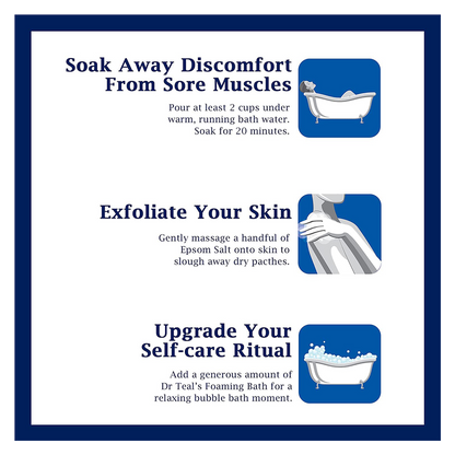 Dr Teal's Pure Epsom Salt Soothe & Sleep Lavender Soaking Solution 3lbs