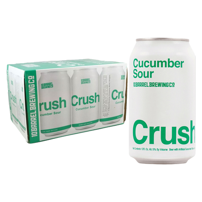 10 Barrel Crush Cucumber Sour Weisse 6pk 12oz Can 5.0% ABV