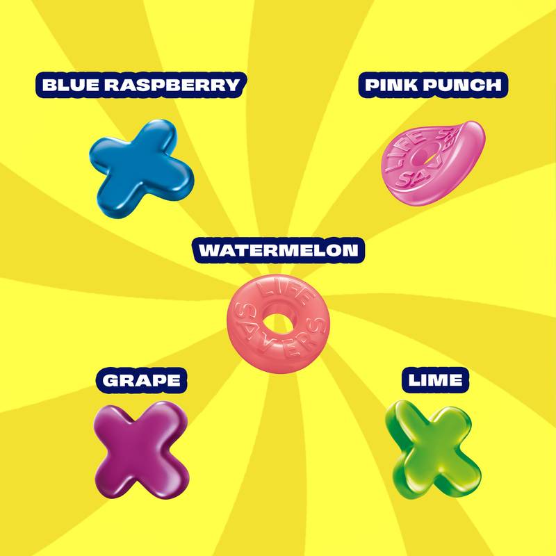 LIFE SAVERS Gummies X's & O's Gummy Candy, 7 oz