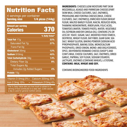 Freschetta Frozen Brick Oven Crust 5 Cheese Pizza 11in 20.28oz