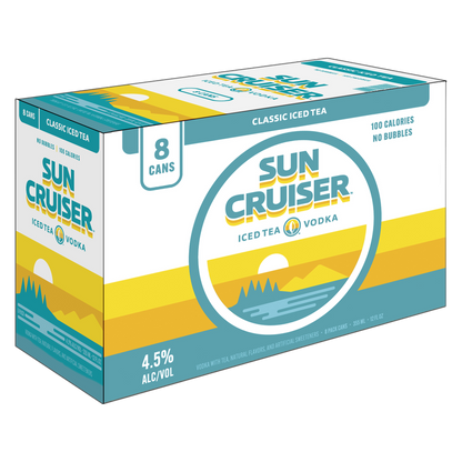 Sun Cruiser Iced Tea Vodka 8pk 12oz Can 4.5% ABV