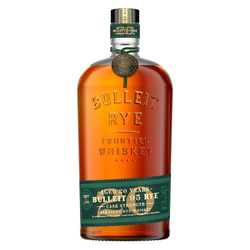 Bulleit 95 Rye Cask Strength Aged 20 Years, 750 mL Bottle