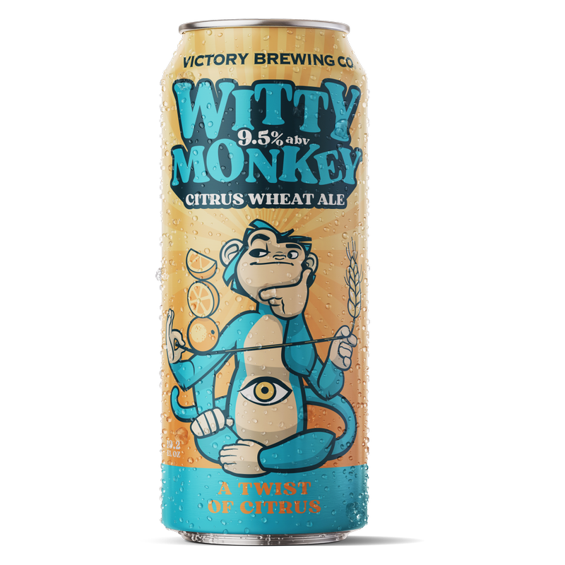 Victory Witty Monkey 19.2oz Can 9.5% ABV - Victory Brewing – BevMo!
