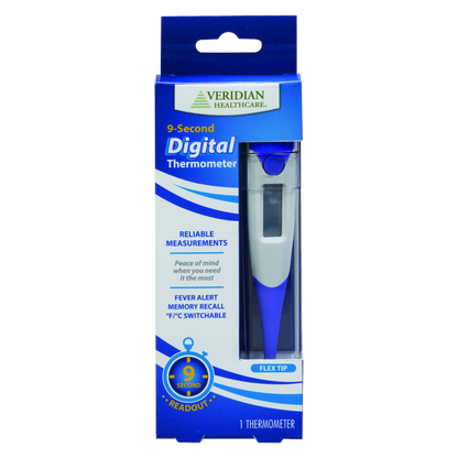 Veridian Healthcare 9-Second Digital Thermometer