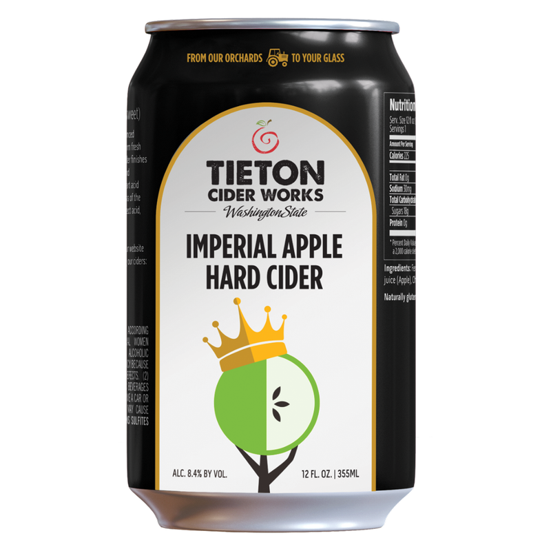 Tieton Cider Works Imperial Apple Cider 6pk 12oz Can 8.4% ABV