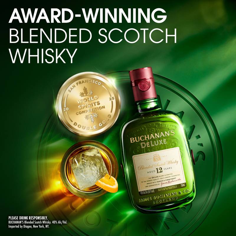 Buchanan's DeLuxe Aged 12 Years Blended Scotch Whisky, 750ml (80