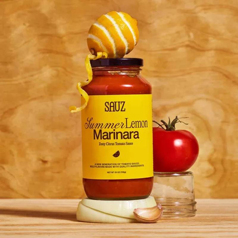 Sauz Summer Lemon Marinara Pasta Sauce, 25oz. - Sauz – BevMo!