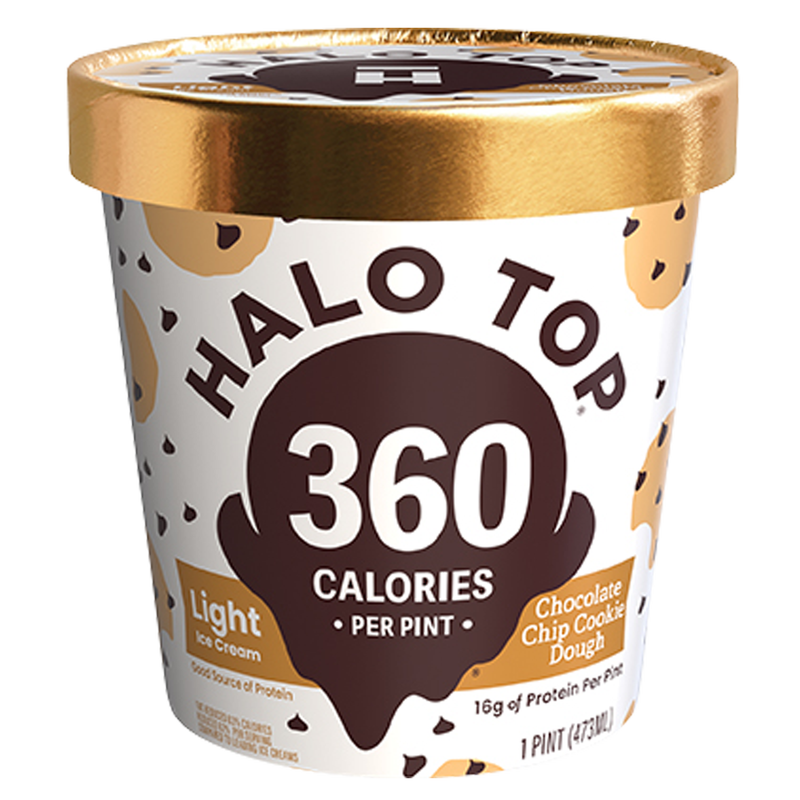 Halo Top Chocolate Chip Cookie Dough 16oz