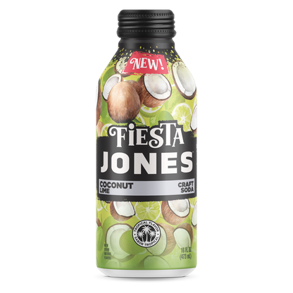 Jones Fiesta Coconut Lime 16oz Can