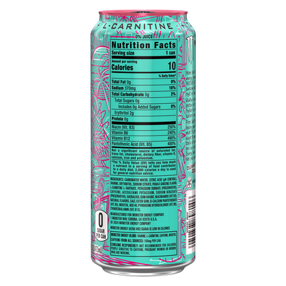 Monster Energy Ultra Vice Guava Energy Drink 16oz Can
