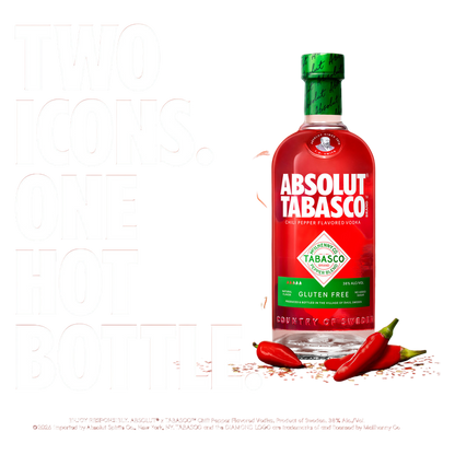 Absolut Tabasco Chili Vodka 750ml