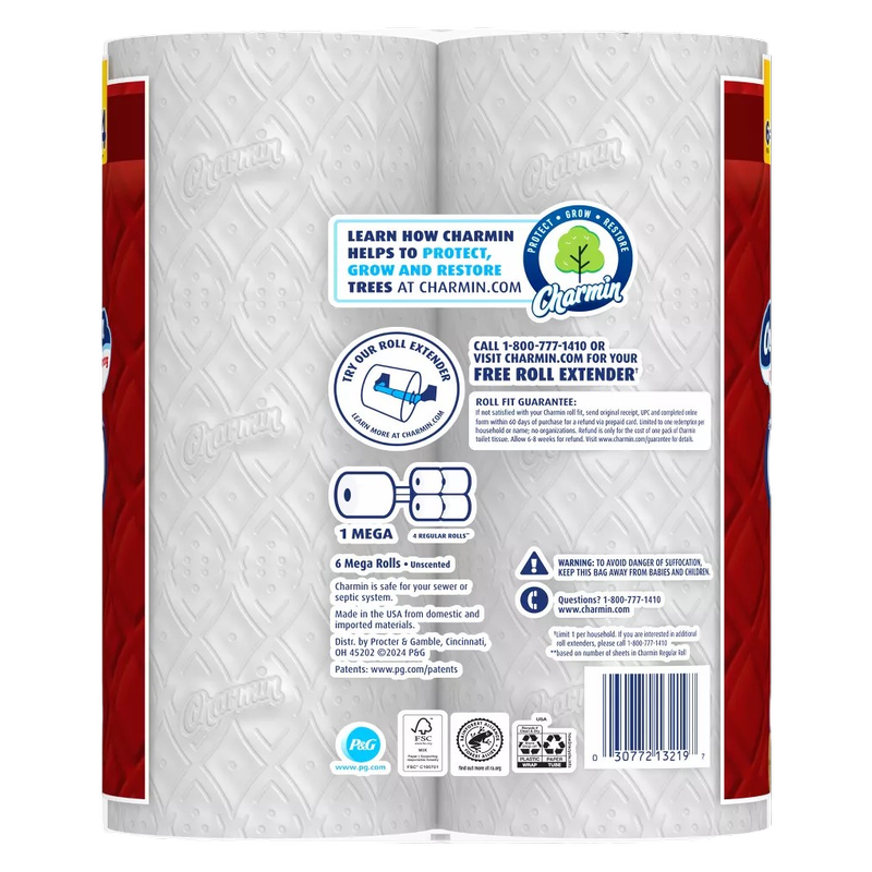 Charmin 6ct Ultra Strong Toilet Paper Mega Rolls