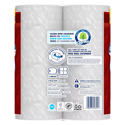 Charmin 6ct Ultra Strong Toilet Paper Mega Rolls