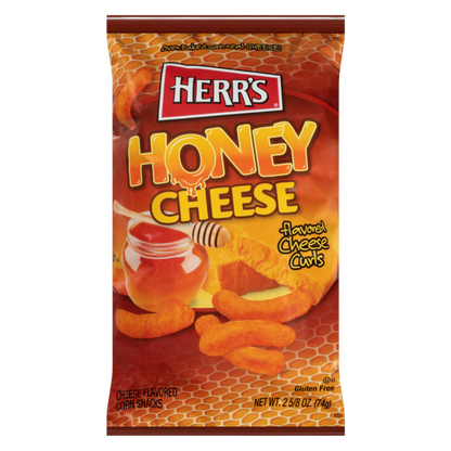 Herr's Honey Cheese Curls, 2.6oz