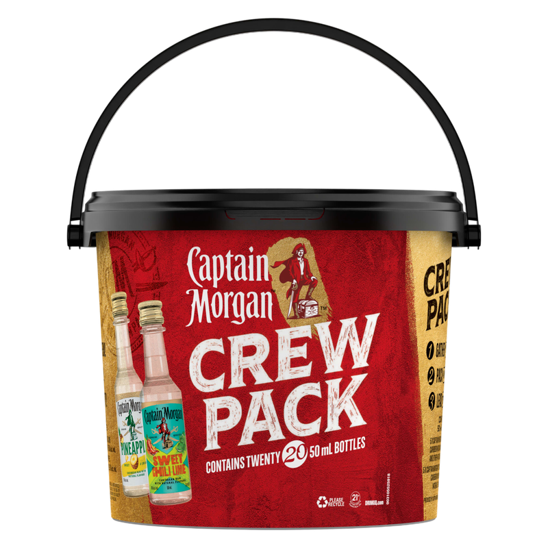 Captain Morgan Party Bucket 20pk 50ml