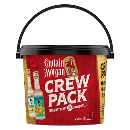 Captain Morgan Party Bucket 20pk 50ml