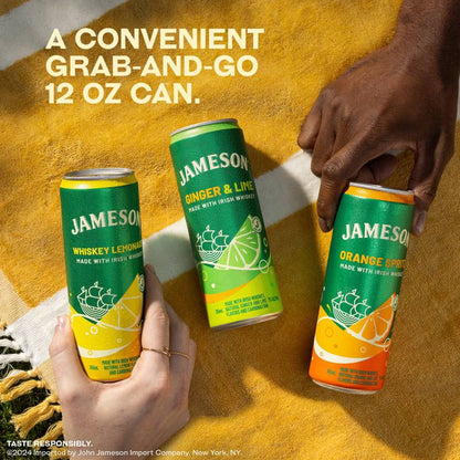 Jameson Lemonade Irish Whiskey Cocktail 4pk 12oz Cans 7% ABV