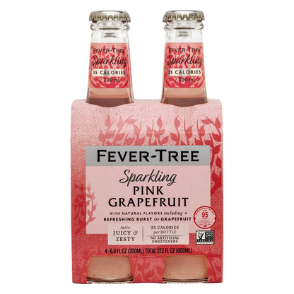 Fever-Tree Pink Grapefruit Soda 4pk 200ml Btl