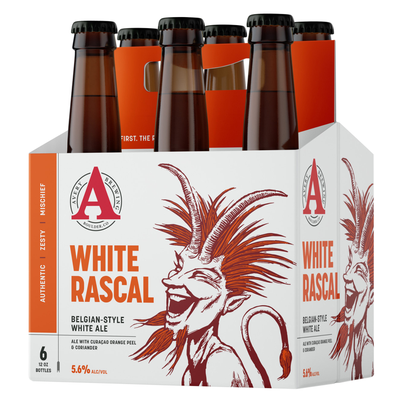 Go Rascal White Logo Avery Brewing White Rascal 6pk 12oz Btl - BevMo! – BevMo!