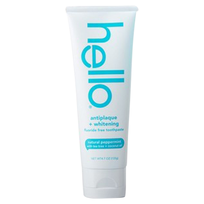 Hello Antiplaque & Whitening Fluoride Free Toothpaste 4.7oz - hello ...