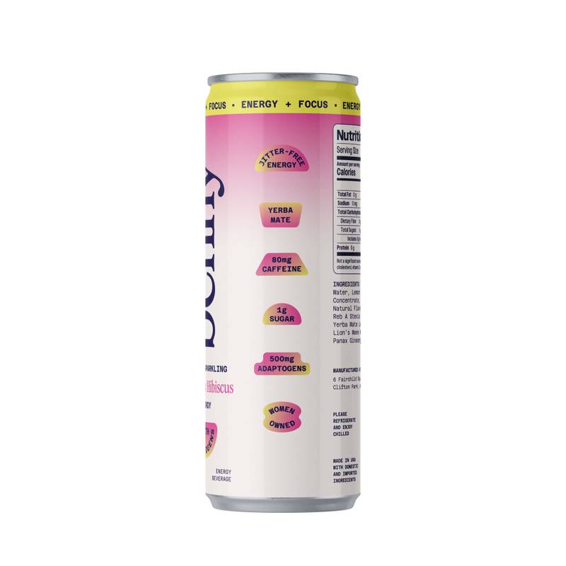 Benny Everyday Energy Raspberry Hibiscus 12oz Can