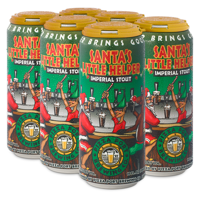 Pizza Port Santa's Little Helper Imperial Stout 6pk 16oz Can