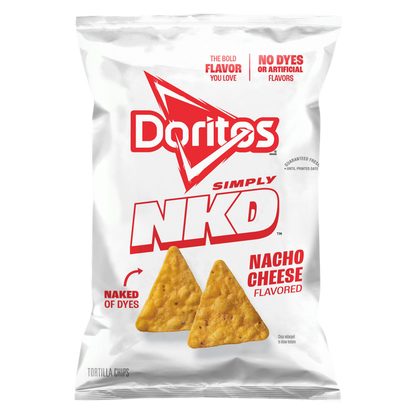 Doritos Simply NKD Tortilla Chips Nacho Cheese, 9.25oz
