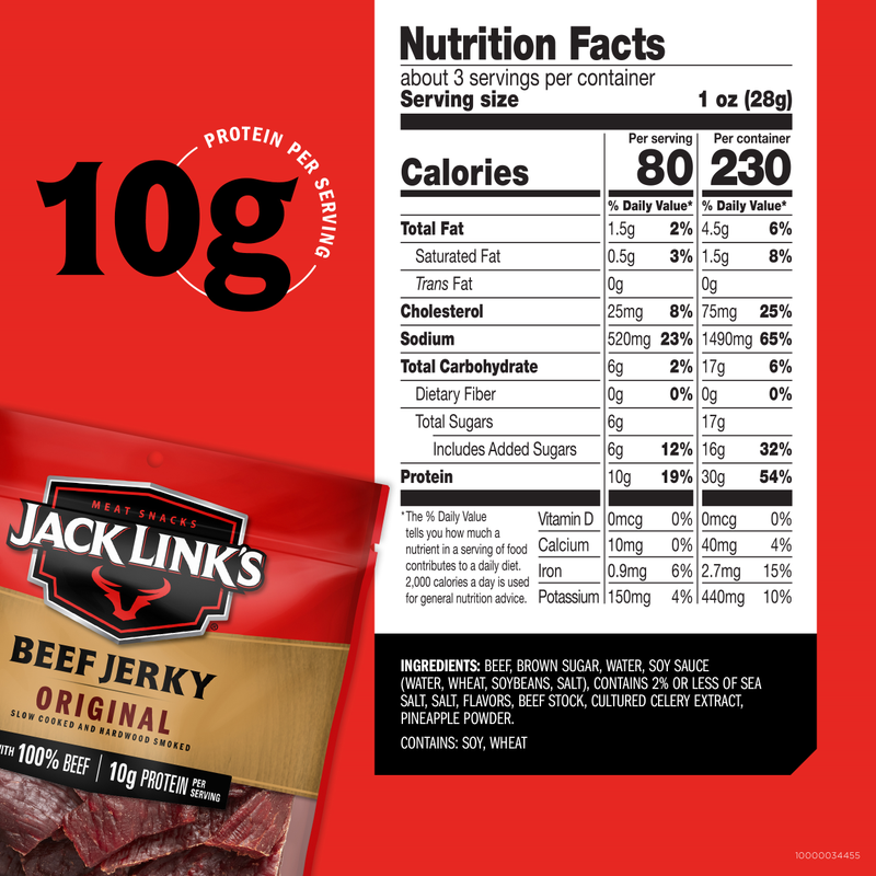 Jack Link's Original Beef Jerky 2.85oz