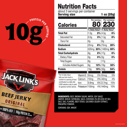 Jack Link's Original Beef Jerky 2.85oz