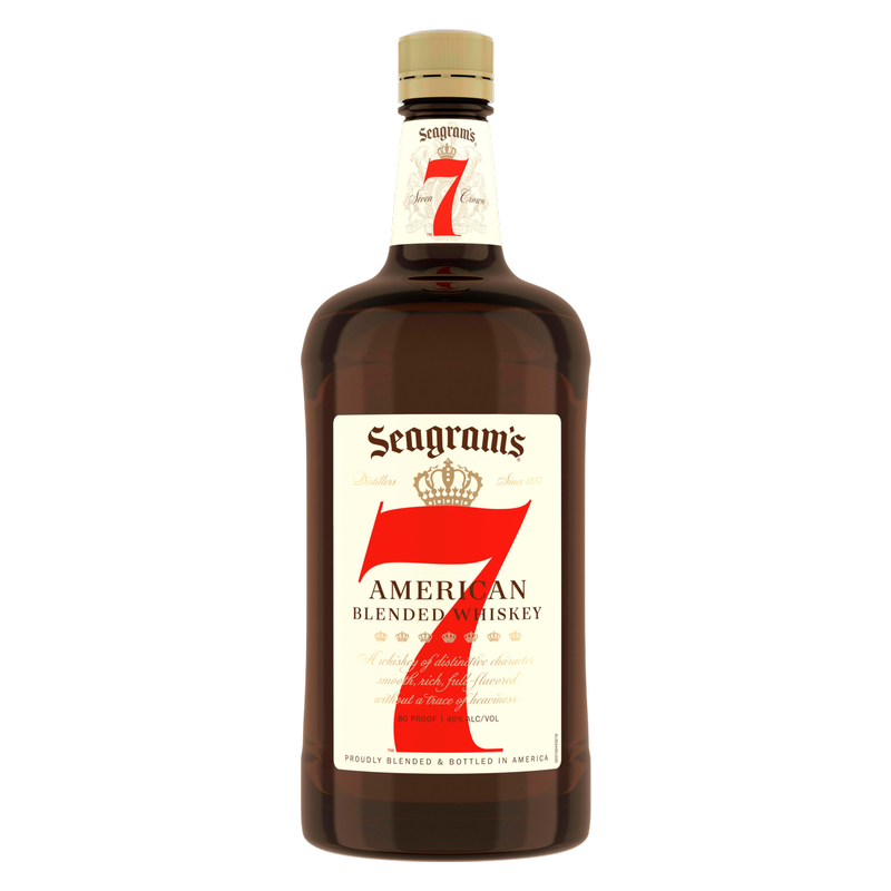 Seagram's 7 Crown American Blended Whiskey, 1.75 L (80 Proof)