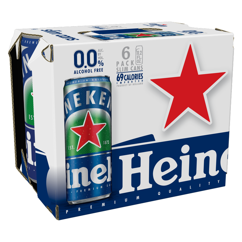 Heineken 0.0 11.2oz Cans 6Pk