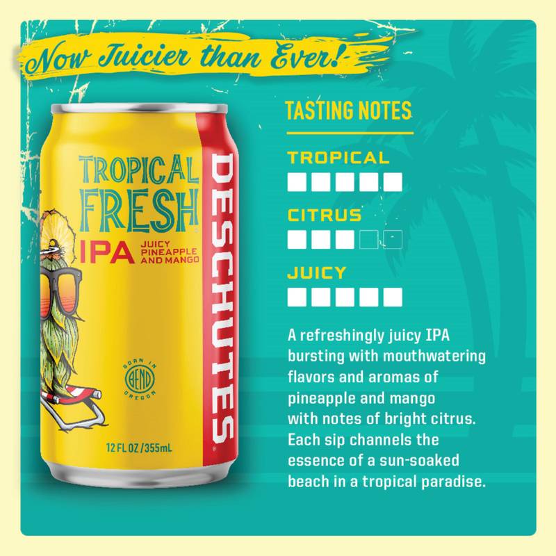Deschutes Tropical Fresh IPA 6/12oz Can
