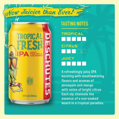 Deschutes Tropical Fresh IPA 6/12oz Can