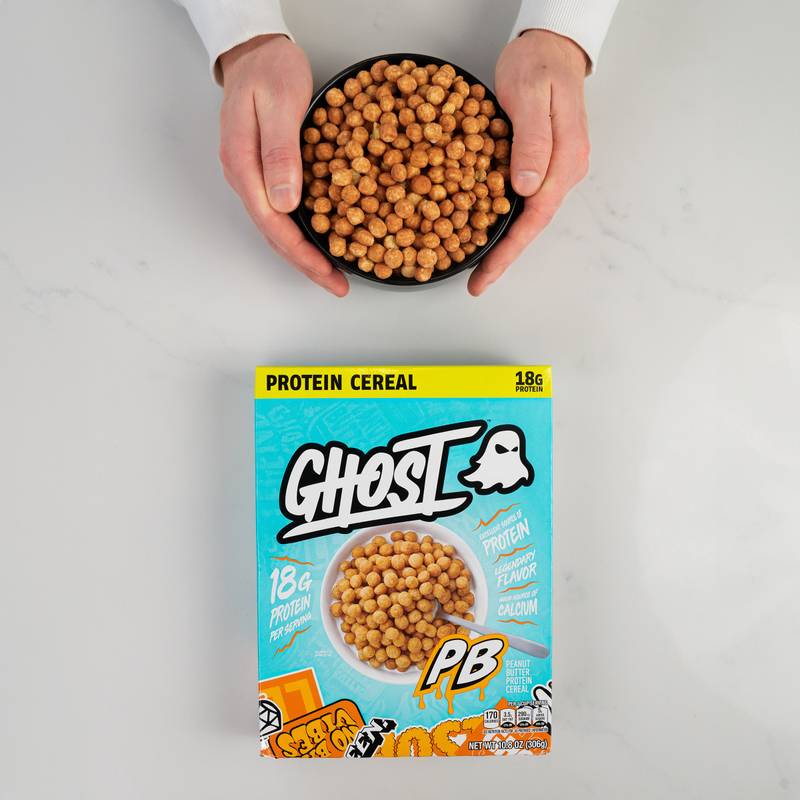 General Mills Ghost High Protein Peanut Butter Cereal, 10.8oz.