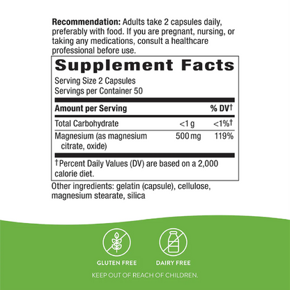 Nature's Way Magnesium Complex 500mg 100ct