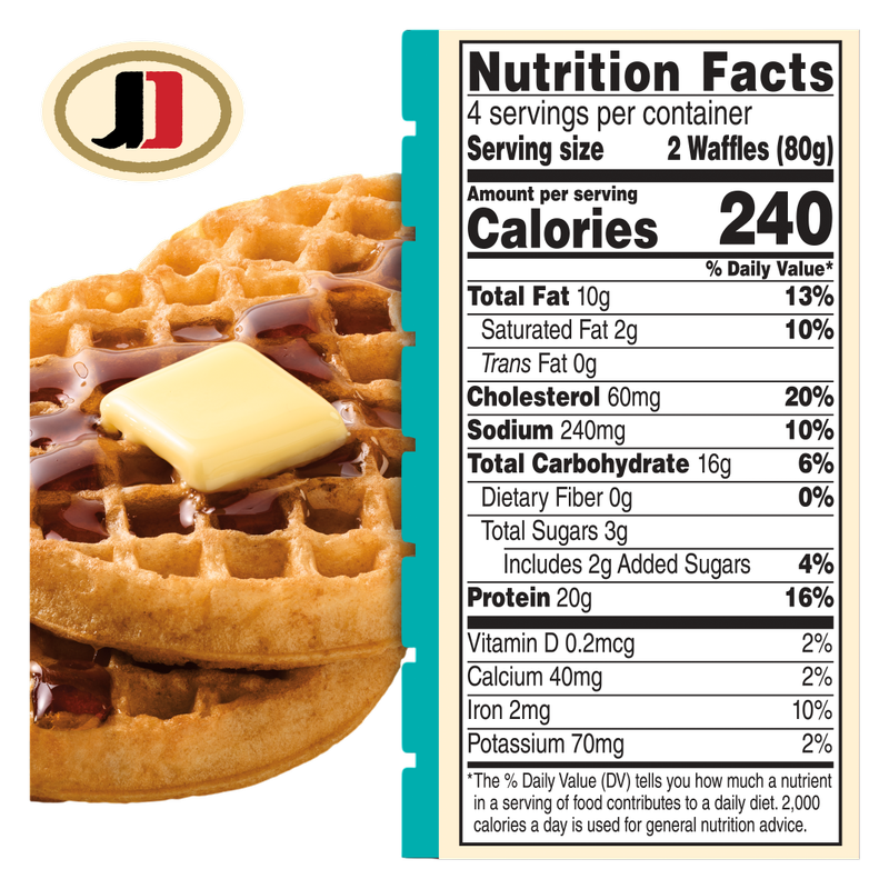 Jimmy Dean Protein Buttermilk Waffles 8ct