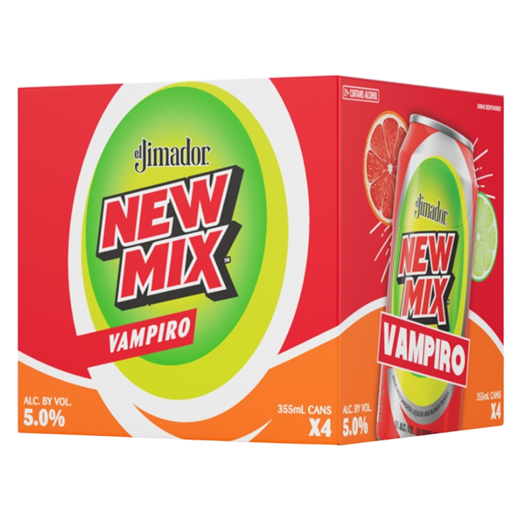 El Jimador New Mix Vampiro 4pk 355ml Can