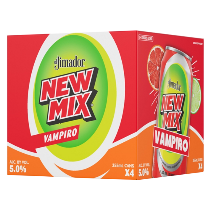 El Jimador New Mix Vampiro 4pk 355ml Can - El Jimador – BevMo!